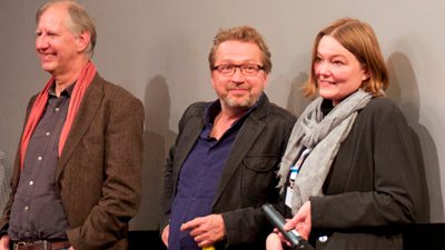 Antje Hubert, Andreas Stonawski, Roland Musolff bei den Nordischen Filmtagen Lübeck